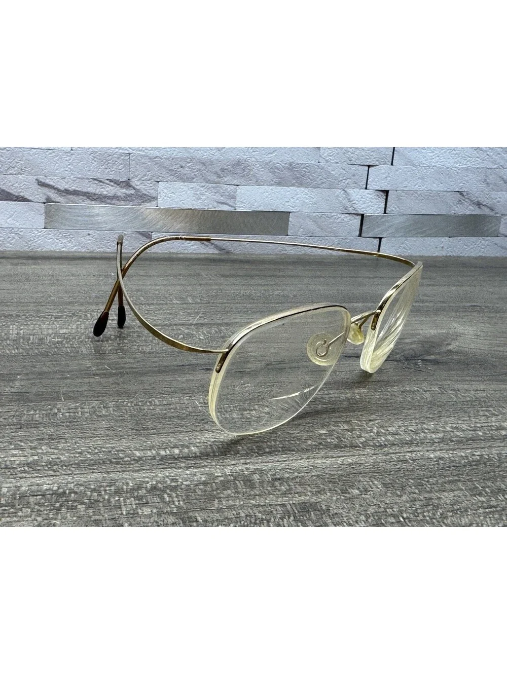Silhouette Eyeglasses Gold M 7484 6081 Semi Rimless Frames 49[]21-150 Austria